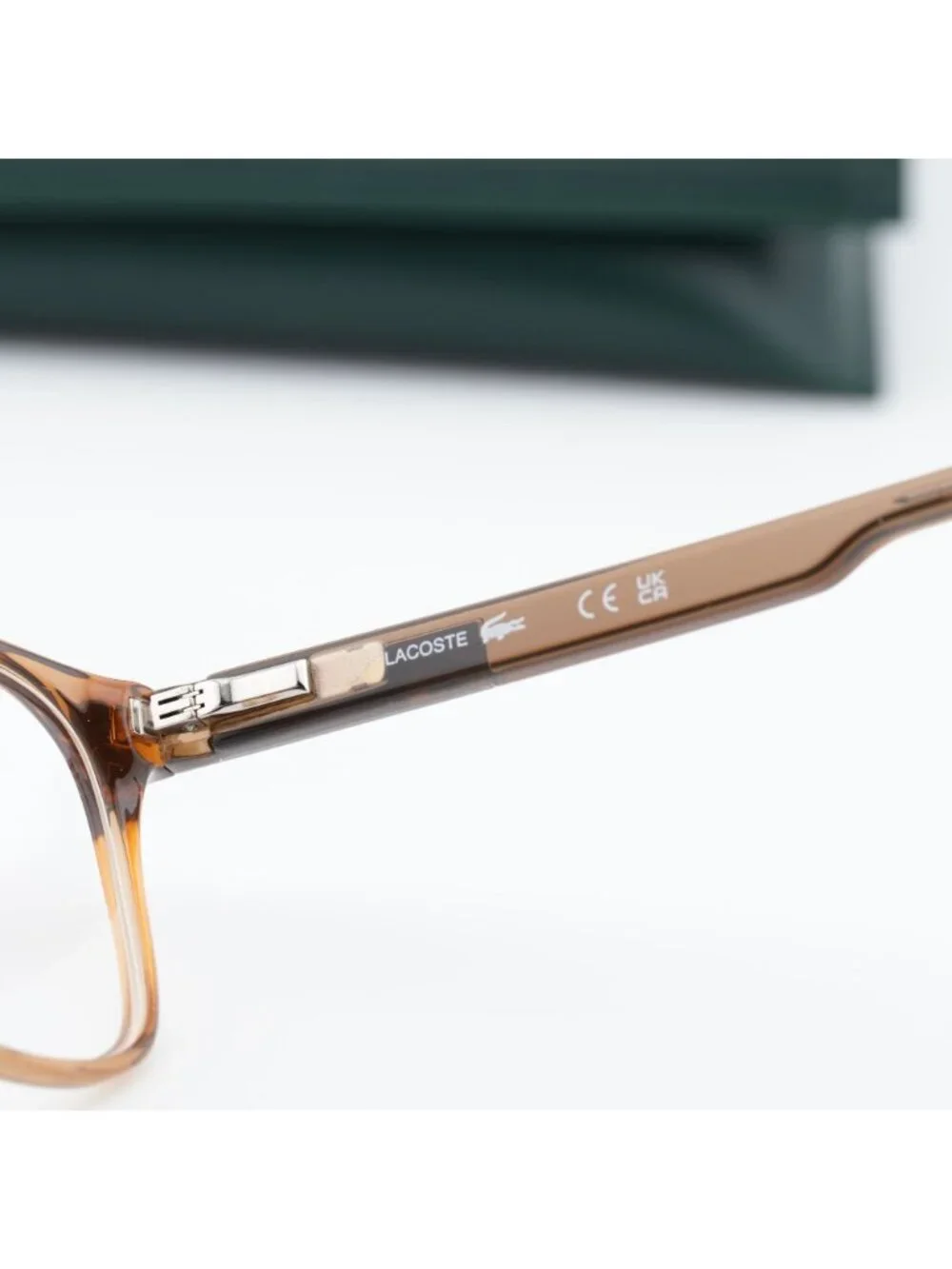Lacoste L2979 N 210 Square 54mm Eyeglasses - Transparent Brown